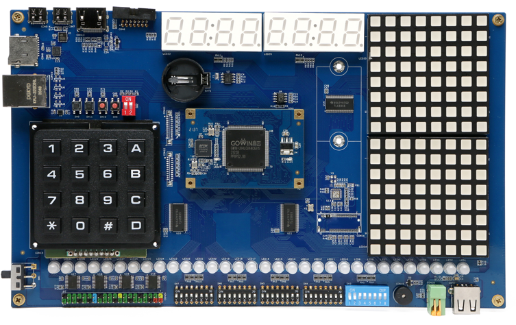 高云国产FPGA实验箱——32位流水灯工程创建步骤和使用说明