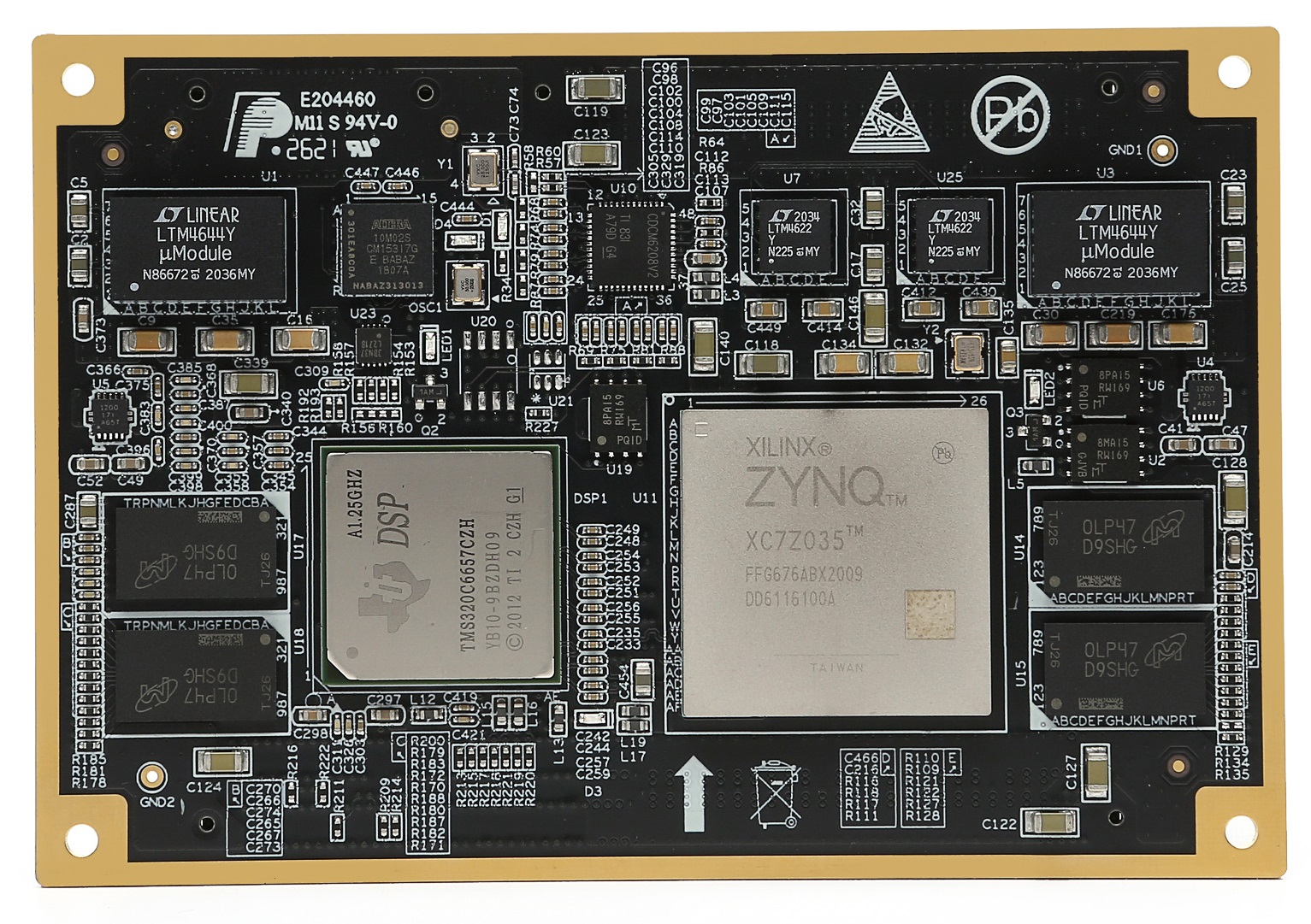 C6657+ZYNQ7035/45工业核心板 DSP+FPGA+ARM